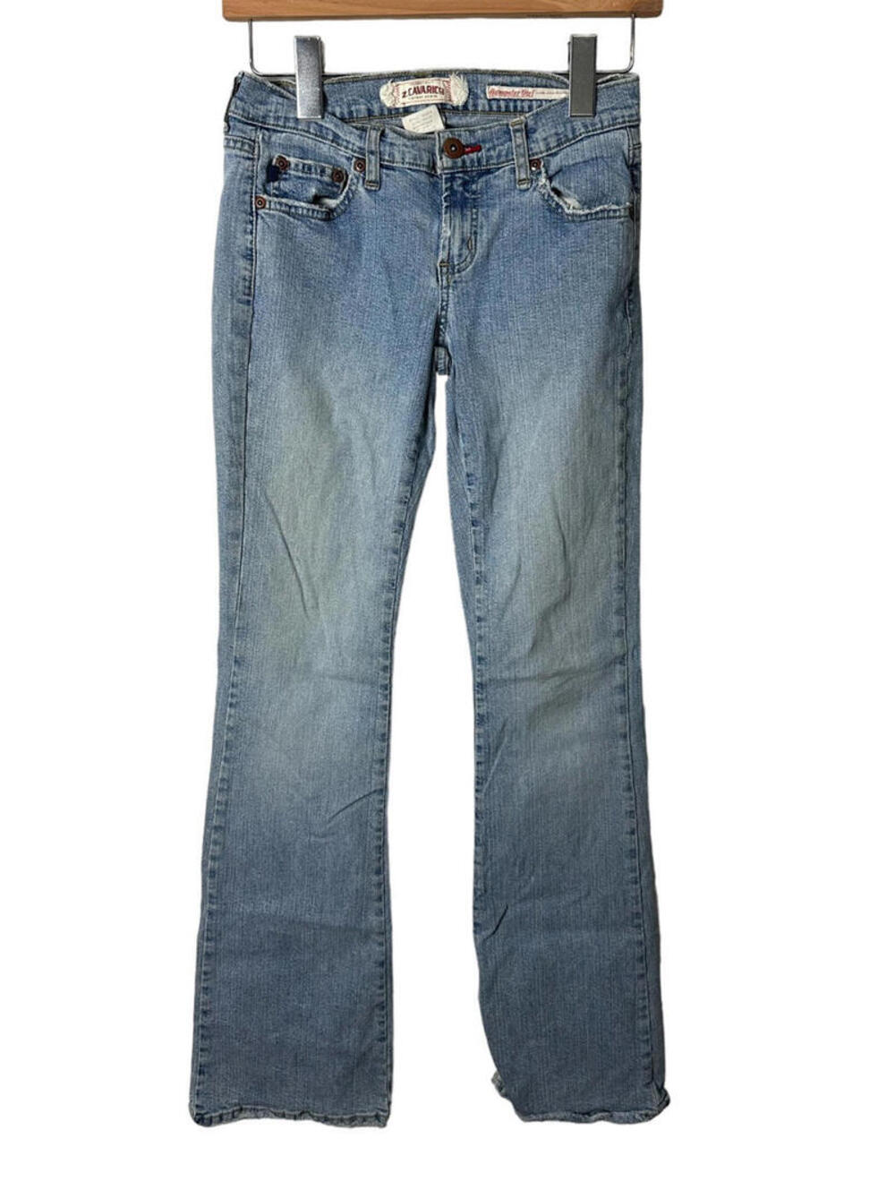 Z. Cavaricci Bumpster Girl Low Down and Sexy Jeans Women's 6 Blue Ankle 26x30